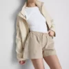 Katoenen denim utility-Shorts