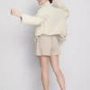 Katoenen denim utility-Shorts