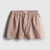 Katoenen denim utility-Shorts