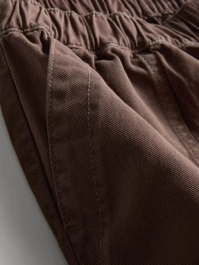 Katoenen denim utility-Shorts