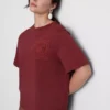 Katoenen gehaakt T-shirt met korte mouwen