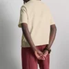 Katoenen gehaakt T-shirt met korte mouwen