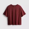 Katoenen gehaakt T-shirt met korte mouwen