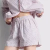 Katoenen gestreepte pyjama's