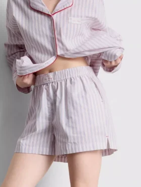 Katoenen gestreepte pyjama’s