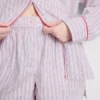 Katoenen gestreepte pyjama's