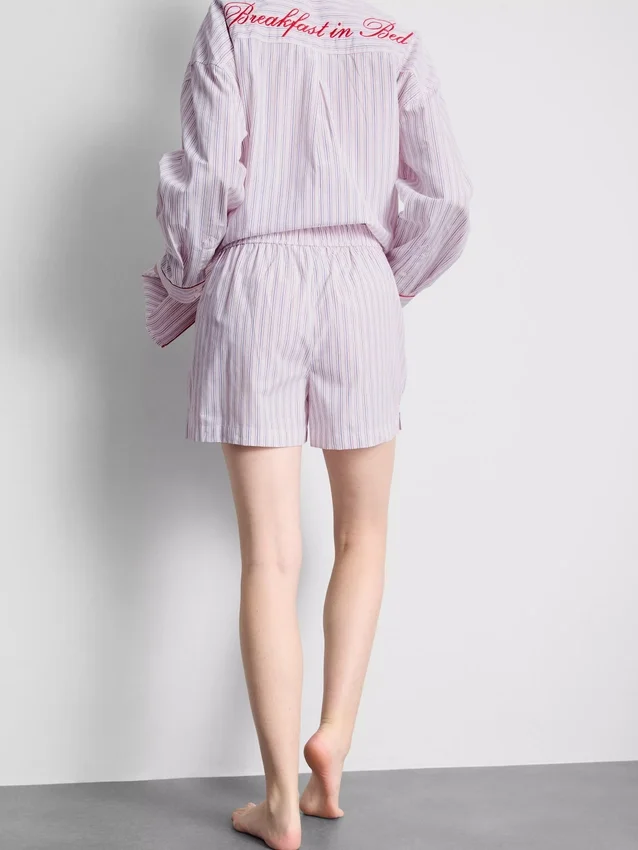 Katoenen gestreepte pyjama's