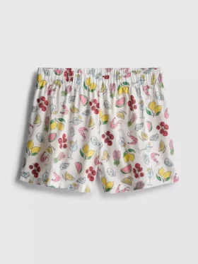 Katoenen geweven pyjama-short