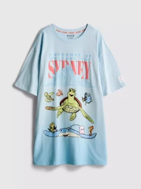 Katoenen nachthemd met ‘Finding Nemo’-print van Disney Pixar