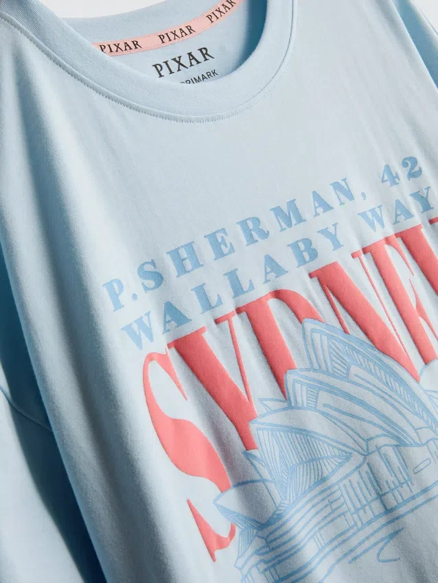 Katoenen nachthemd met ‘Finding Nemo’-print van Disney Pixar