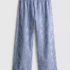 Katoenen pyjama-broek met gingham-ruitjes