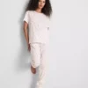 Katoenen pyjama's met korte mouwen en print