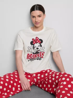 Katoenen pyjama’s met Minnie Mouse-print van Disney