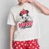 Katoenen pyjama's met Minnie Mouse-print van Disney