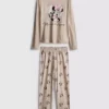 Katoenen pyjama's met Minnie Mouse-print van Disney
