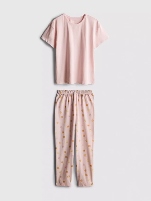 Katoenen pyjama's met print