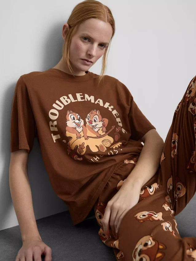 Katoenen pyjama's van Disney met Chip en Dale