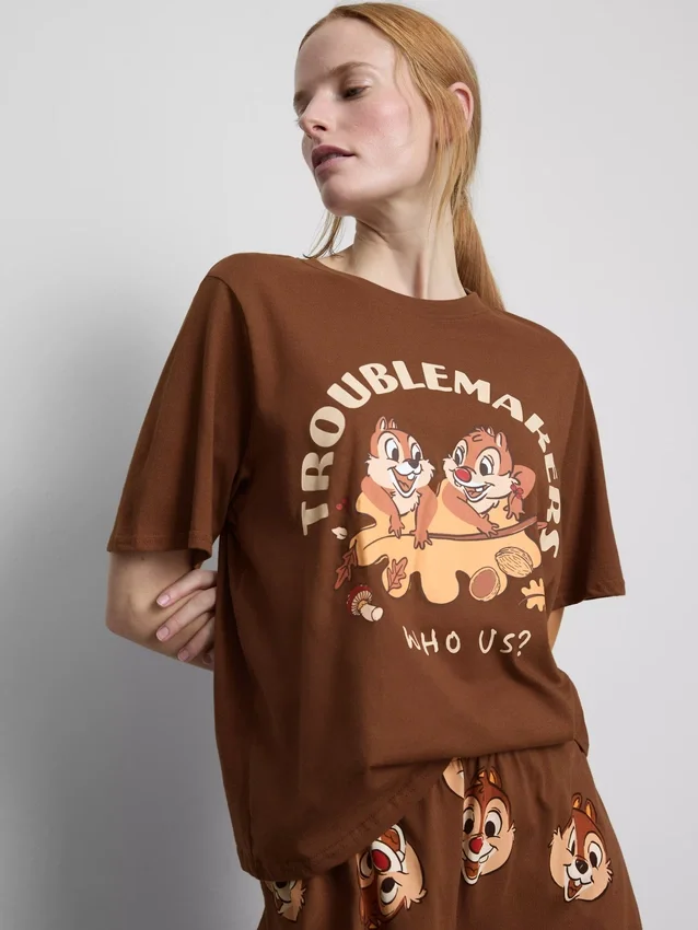 Katoenen pyjama's van Disney met Chip en Dale