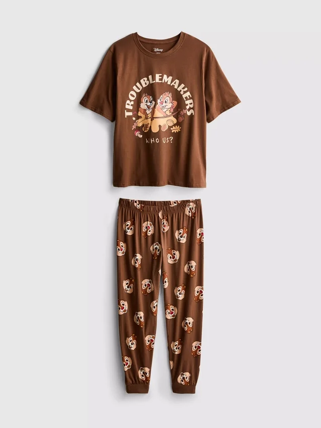 Katoenen pyjama's van Disney met Chip en Dale