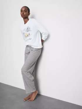 Katoenen pyjama's van Disney met Winnie de Poeh