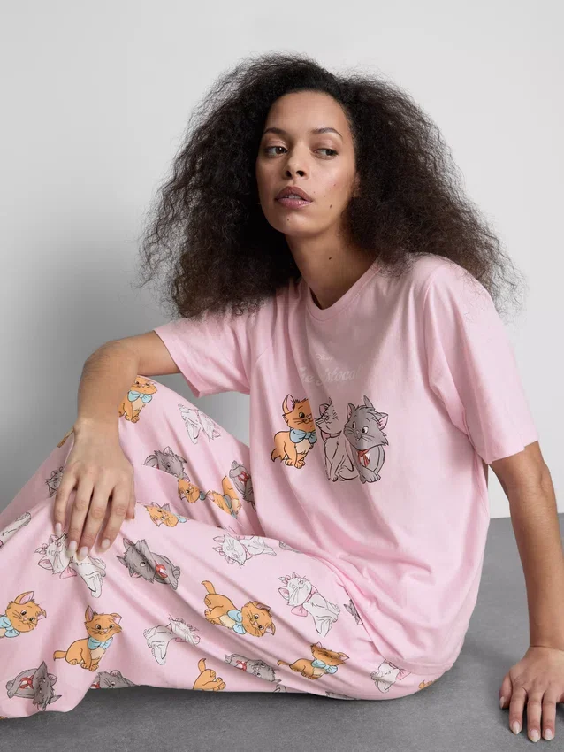 Katoenen pyjama's van Disney's The Aristocats