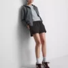 Katoenen relaxte shorts met trekkoord