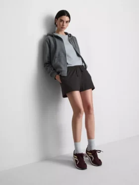 Katoenen relaxte shorts met trekkoord