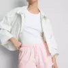 Katoenen relaxte shorts met trekkoord
