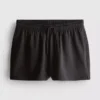 Katoenen relaxte shorts met trekkoord