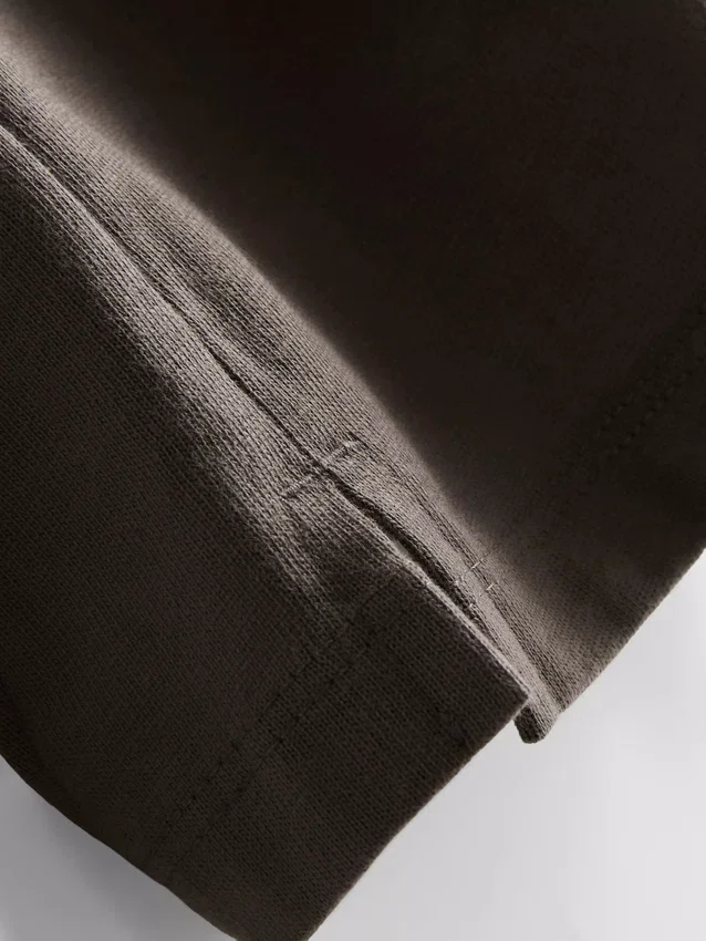 Katoenen relaxte shorts met trekkoord