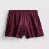 Katoenen shorts met hoge taille en borduursel