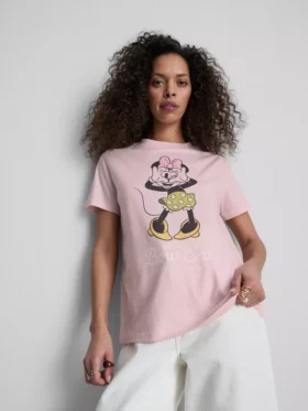 Katoenen T-shirt met Disney-afbeelding van Minnie Mouse