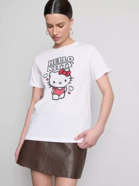Katoenen T-shirt met Hello Kitty-print