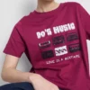 Katoenen T-shirt met korte mouwen en print