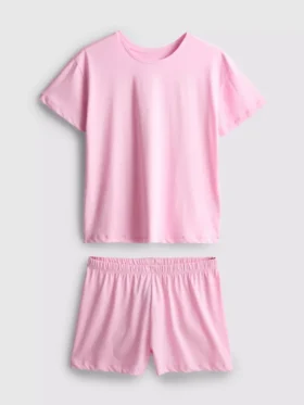 Katoenen T-shirt met korte pijpen pyjama's