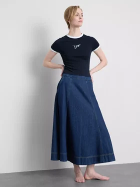 Katoenen T-shirt met print