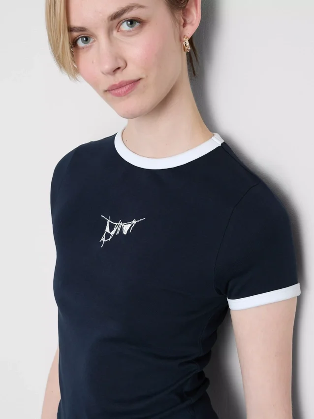 Katoenen T-shirt met print