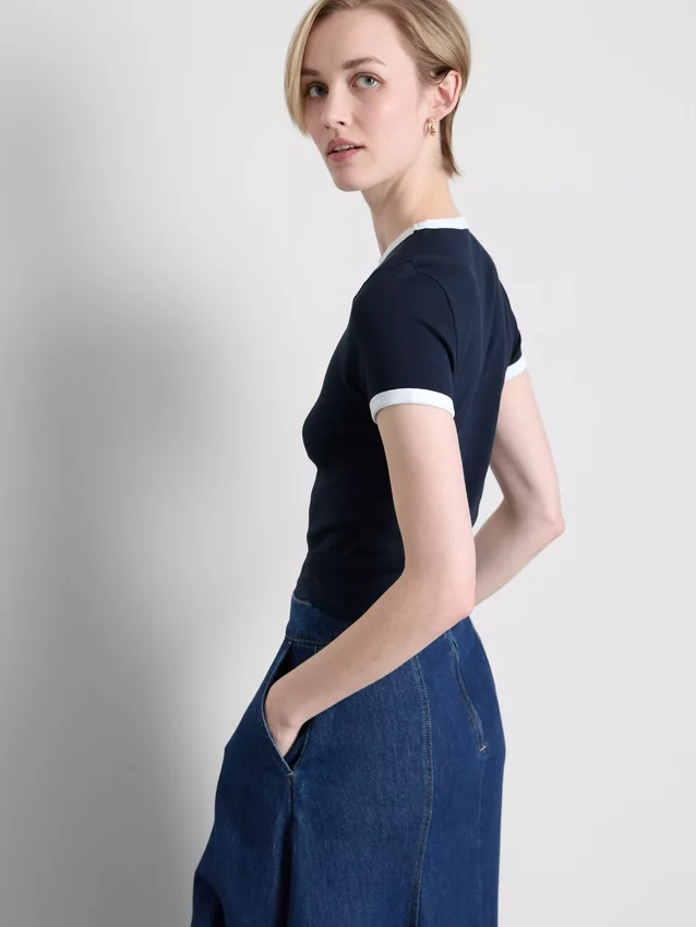 Katoenen T-shirt met print