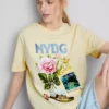 Katoenen T-shirt met print van NYBG