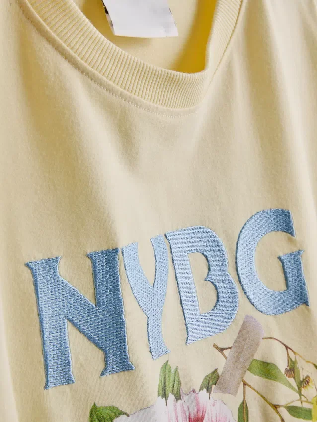 Katoenen T-shirt met print van NYBG