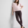Katoenen T-shirt met ronde hals en boxy pasvorm