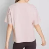 Katoenen T-shirt met ronde hals en boxy pasvorm