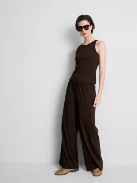 Katoenen tanktop met racerback