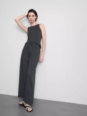 Katoenen tanktop met racerback