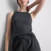 Katoenen tanktop met racerback
