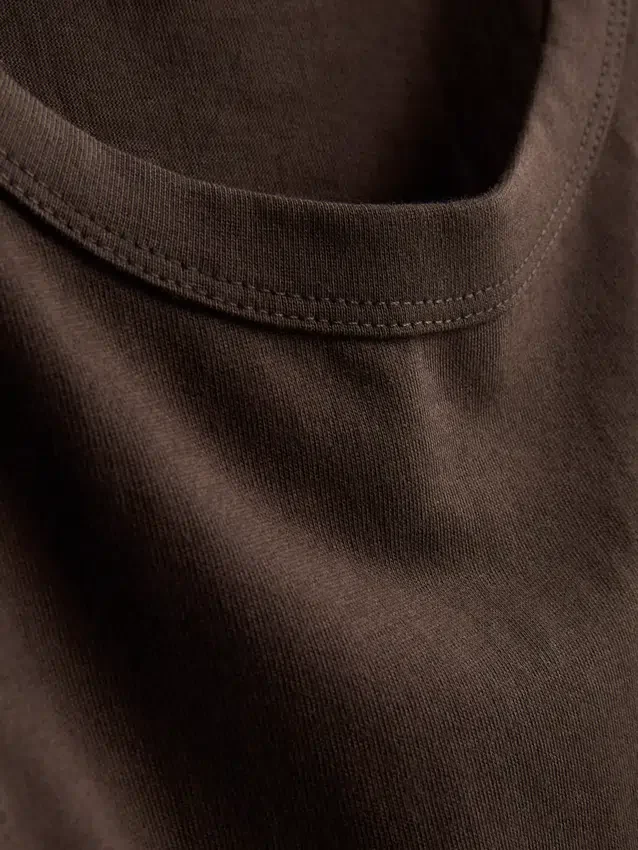 Katoenen tanktop met racerback