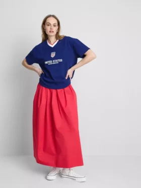 Katoenen voetbalshirt van de Amerikaanse voetbalbond