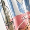 Katoenrijk sweatshirt met grafische martini-print