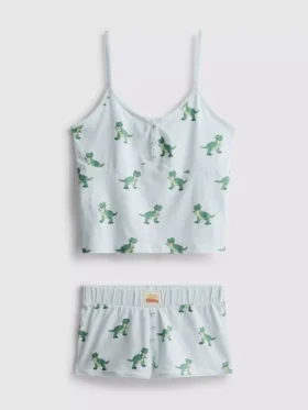 Katoenrijke pyjama met korte broek en print van Disney Pixar