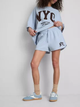 Katoenrijke, relaxte NYC-Shorts